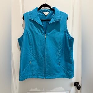 Allison Daley Blue Outerwear Vest